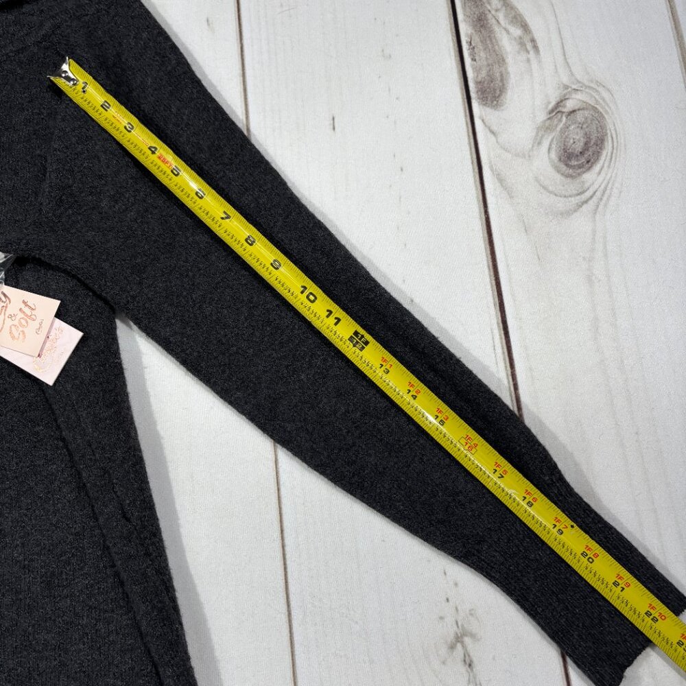 NEW Candies Junior's XL Sweater Dress Long Tunic Cowl Gray Skiing Winter NWT - Picture 14 of 16